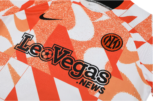 CONJUNTO TREINO INTER DE MILÃO CAMISA+SHORT - LARANJA 2023/24