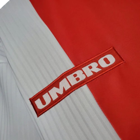 CAMISA AJAX RETRÔ 1997/1998 VERMELHA E BRANCA