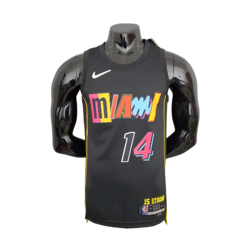 REGATA MIAMI HEAT MASCULINA - PRETA