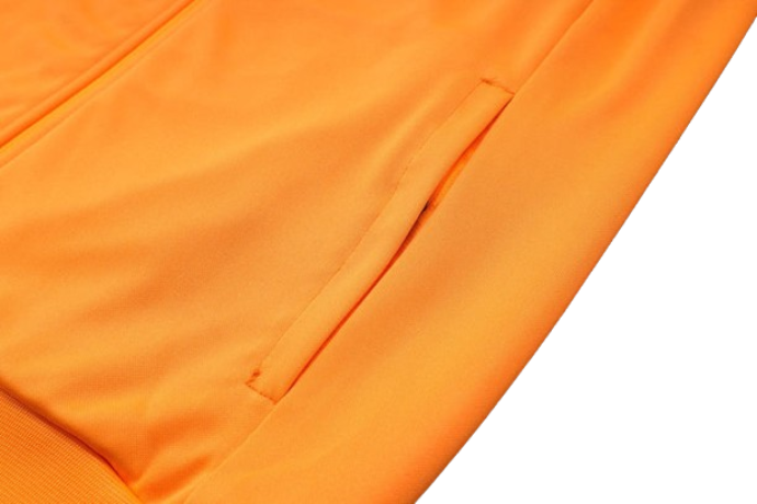 CONJUNTO TREINO INTERNACIONAL COM ZIP JAQUETA+CALÇA - LARANJA 2023/24