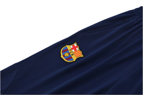 CONJUNTO TREINO BARCELONA JAQUETA+CALÇA - BRANCO DEGRADÉ 2023/24