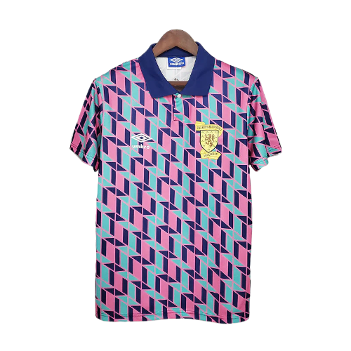 CAMISA ESCÓCIA RETRÔ 1988/1989 ROSA XADREZ