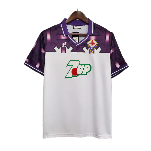 CAMISA FIORENTINA RETRÔ 1992/1993 BRANCA E ROXA