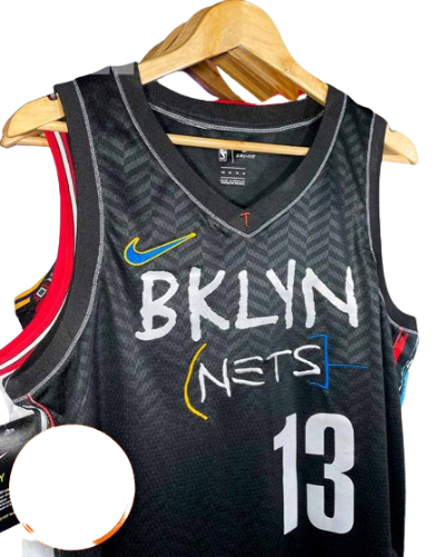 REGATA NBA BROOKLYN NETS CITY EDITION 20/21 JAMES HARDEN PRETA