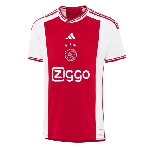 CAMISA AJAX I 2023/24 - BRANCO E VERMELHO