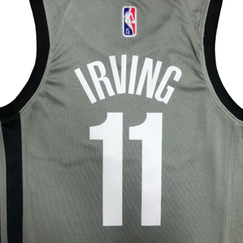 REGATA NBA BROOKLYN NETS EDIÇÃO 75 ANOS 21/22 KYRIE IRVING CINZA