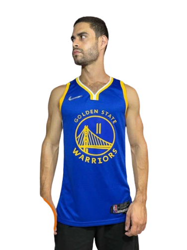 REGATA NBA GOLDEN STATE WARRIORS AZUL EDIÇÃO 75 ANOS KLAY THOMPSON