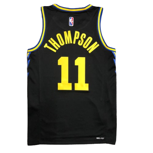 REGATA NBA GOLDEN STATE WARRIORS PRETA EDIÇÃO 75 ANOS KLAY THOMPSON