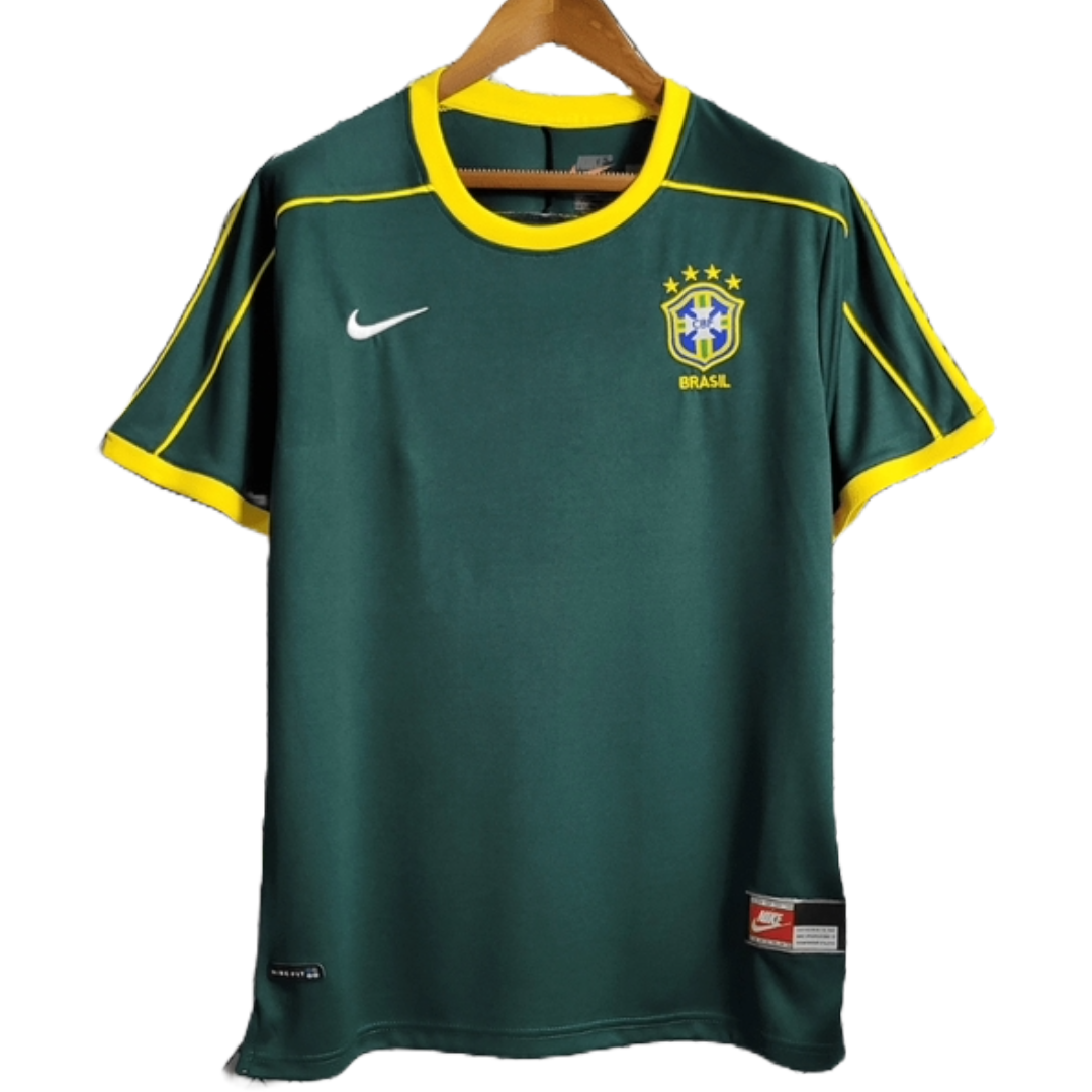 CAMISA VERSÃO RETRÔ BRASIL GOLEIRO 1998