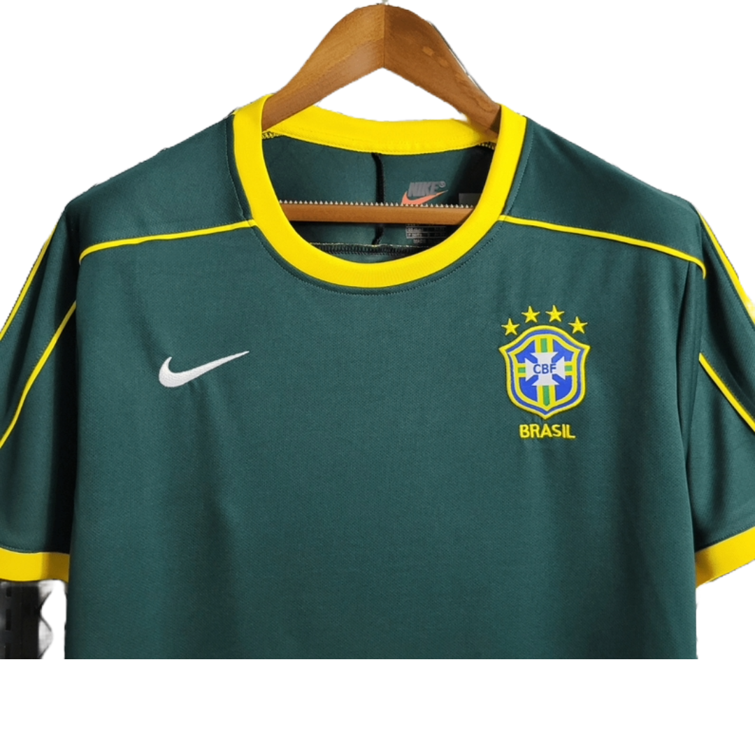 CAMISA VERSÃO RETRÔ BRASIL GOLEIRO 1998