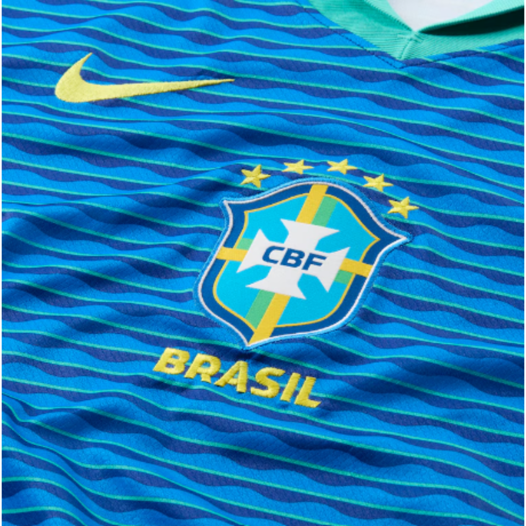 CAMISA FEMININA BRASIL II AZUL 2024/25