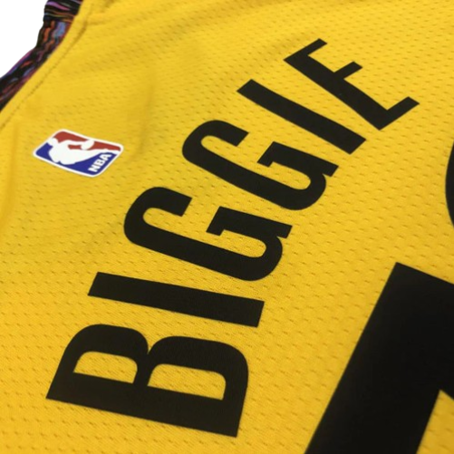 REGATA NBA BROOKLYN NETS BED STUY EDITION NOTORIUS B.I.G AMARELA