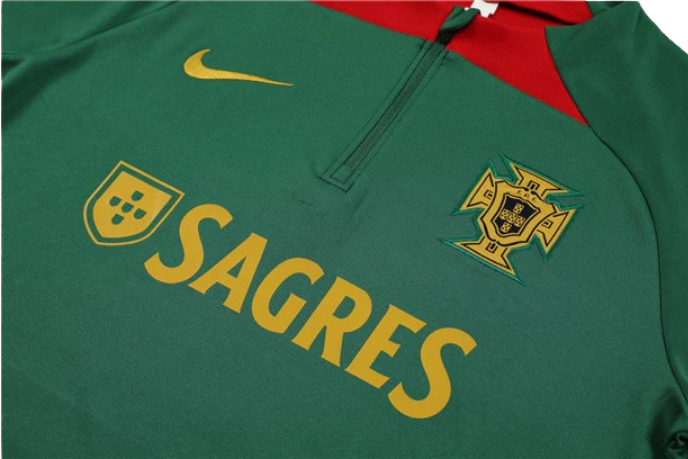 CONJUNTO TREINO PORTUGAL JAQUETA+CALÇA - VERDE 2022/23