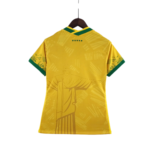 CAMISA FEMININA SELEÇÃO BRASIL - CONCEITO AMARELA RIO