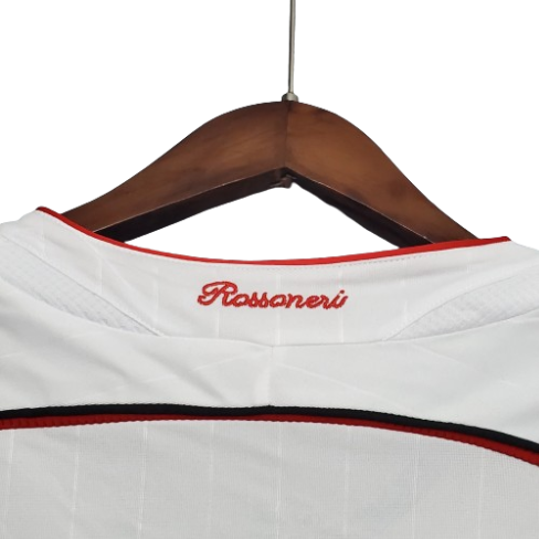 CAMISA MANGA LONGA MILAN RETRO CHAMPIONS LEAGUE 06/07 - BRANCO