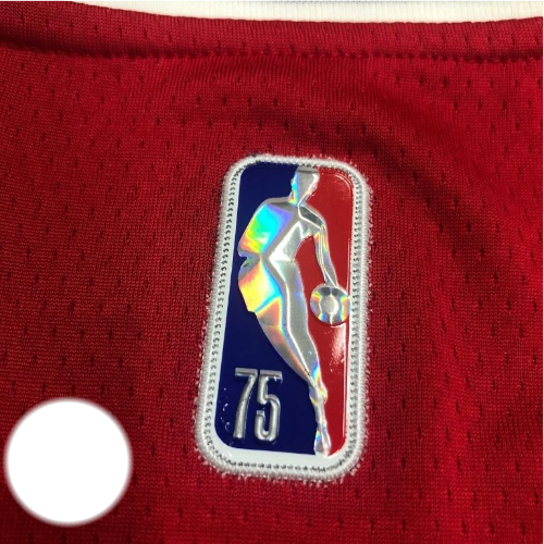 REGATA NBA CHICAGO BULLS ICON EDIÇÃO 75 ANOS MICHAEL JORDAN VERMELHA