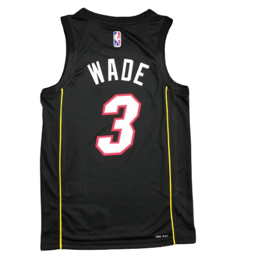 REGATA NBA MIAMI HEAT CITY EDIÇÃO 75 ANOS DWAYNE WADE PRETA