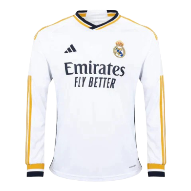 CAMISA MANGA LONGA REAL MADRID I 23/24 - BRANCA