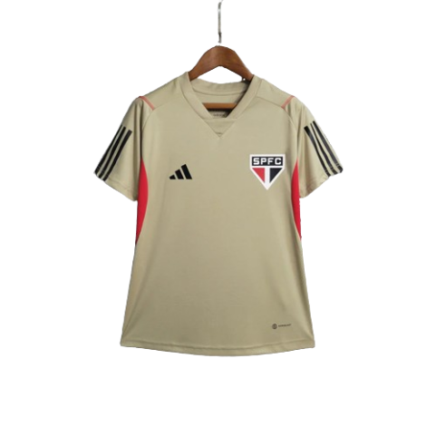 CAMISA FEMININA SÃO PAULO TREINO DOURADA - 23/24