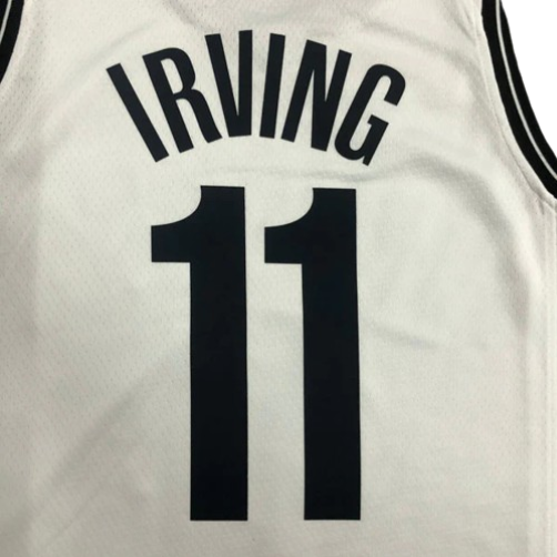 REGATA NBA BROOKLYN NETS EDIÇÃO 75 ANOS KYRIE IRVING BRANCA