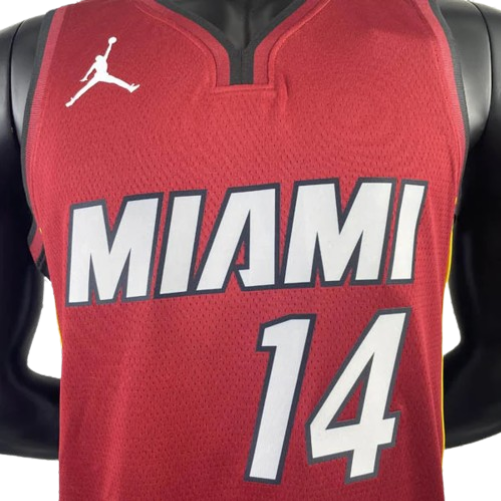 REGATA NBA MIAMI HEAT STATEMENT EDITION 23/24 TYLER HERRO VERMELHA