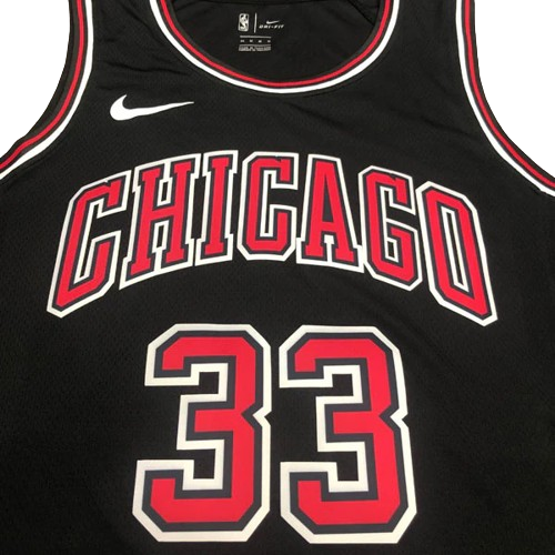 REGATA NBA CHICAGO BULLS SCOTTIE PIPPEN PRETA