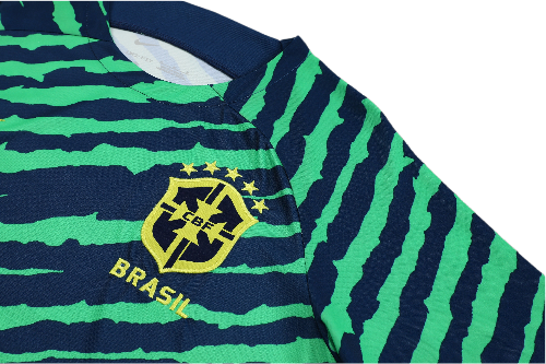 CONJUNTO TREINO BRASIL CAMISA+SHORT - VERDE GARRA 2023/24