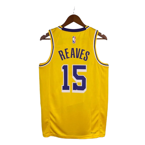 REGATA NBA LOS ANGELES LAKERS ICON EDITION 23/24 AUSTIN REAVES AMARELA