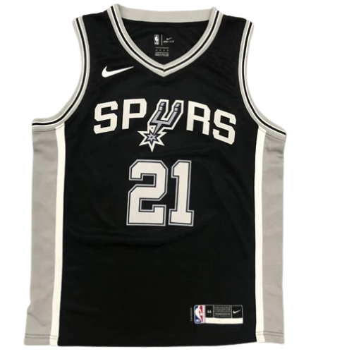 REGATA NBA SAN ANTONIO SPURS TIM DUNCAN PRETA