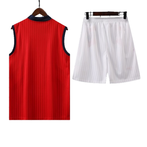 CONJUNTO TREINO ARSENAL REGATA+SHORT - VERMELHO 2023/24