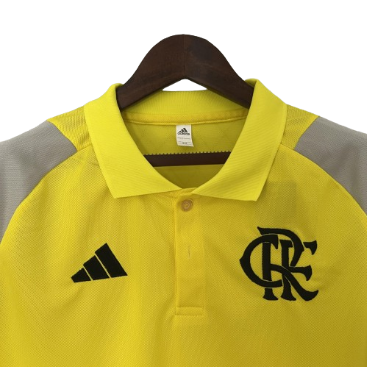 POLO FLAMENGO COMISSÃO TECNICA AMARELA