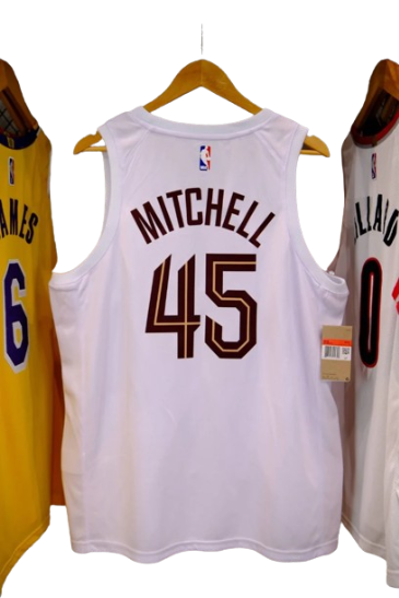 REGATA NBA CLEVELAND CAVALIERS ASSOCIATON EDITION DONOVAN MITCHELL BRANCA