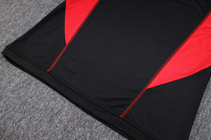 CONJUNTO TREINO SÃO PAULO JAQUETA+CALÇA - PRETO 2023/24