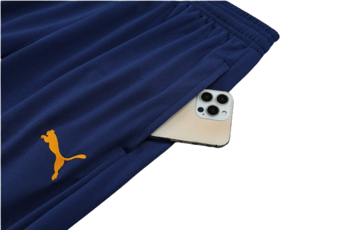 CONJUNTO TREINO MARSELHA JAQUETA+CALÇA - AZUL CLARO 2023/24