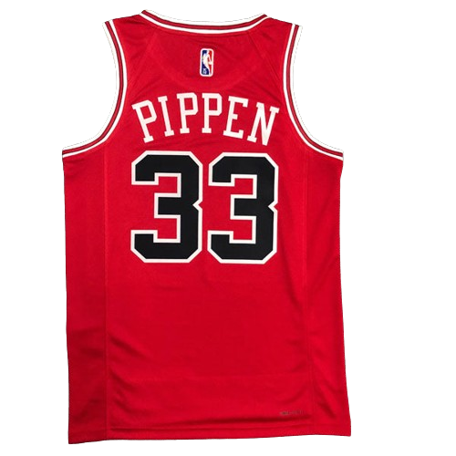 REGATA NBA CHICAGO BULLS ICON EDIÇÃO 75 ANOS SCOTTIE PIPPEN VERMELHA