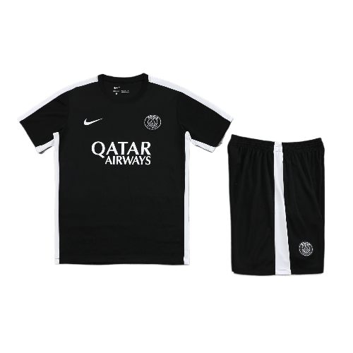 CONJUNTO TREINO PSG CAMISA+SHORT - PRETO 2023/24