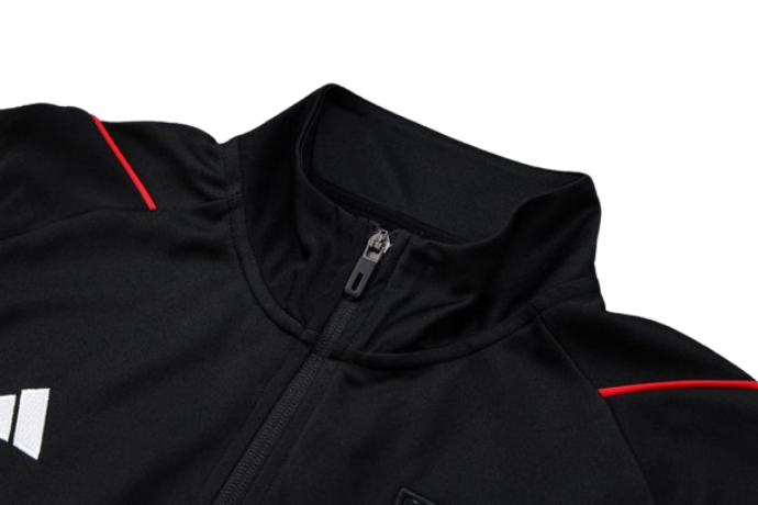 CONJUNTO TREINO SÃO PAULO JAQUETA+CALÇA - PRETO 2023/24