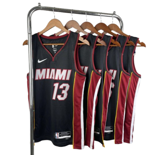 REGATA NBA MIAMI HEAT ICON EDITION 23/24 BAM ADEBAYO PRETA