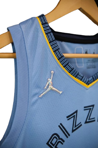 REGATA NBA MEMPHIS GRIZZLIES STATEMENT EDIÇÃO 75 ANOS JA MORANT AZUL