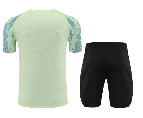 CONJUNTO TREINO BRASIL CAMISA+SHORT - VERDE LIMÃO 2023/24