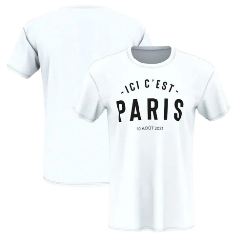 CAMISA PSG ICI C'EST - BRANCO