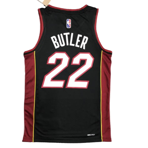 REGATA NBA MIAMI HEAT ICON EDIÇÃO 75 ANOS JIMMY BUTLER PRETA
