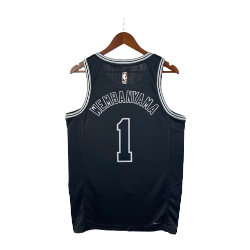 REGATA NBA SAN ANTONIO SPURS CLASSIC EDITION 22/23 VICTOR WEMBANYAMA PRETA
