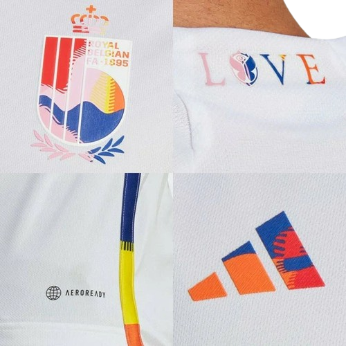 CAMISA SELEÇÃO BÉLGICA II 2022 - BRANCO