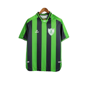 CAMISA AMÉRICA MINEIRO VERDE/PRETO LISTRADA - 23/24