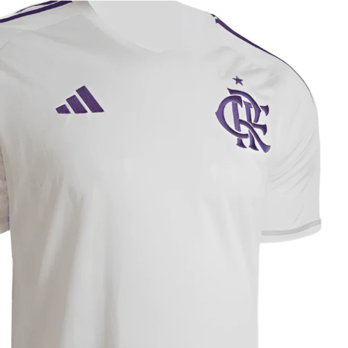 CAMISA FLAMENGO GOLEIRO BRANCO/ROXO - 2023