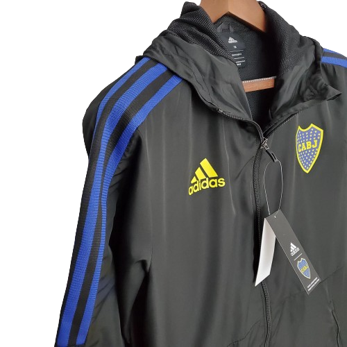 JAQUETA CORTA-VENTO BOCA JUNIORS - 2023/24 PRETO