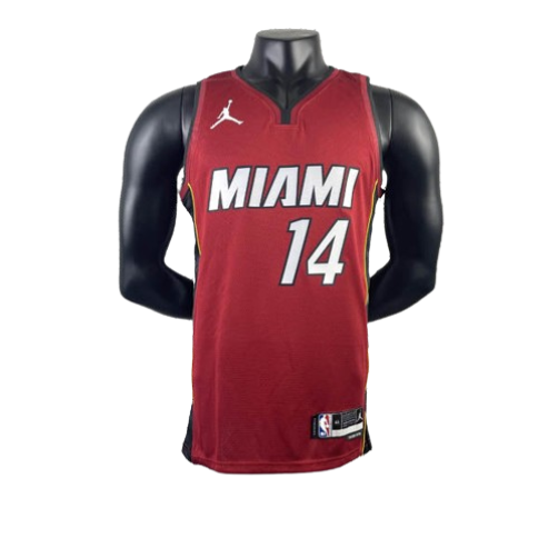 REGATA NBA MIAMI HEAT STATEMENT EDITION 23/24 TYLER HERRO VERMELHA
