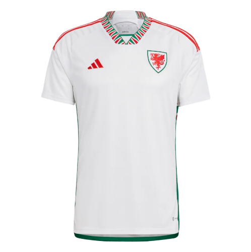 CAMISA SELEÇÃO PAÍS DE GALES II 2022 ADIDAS - BRANCO