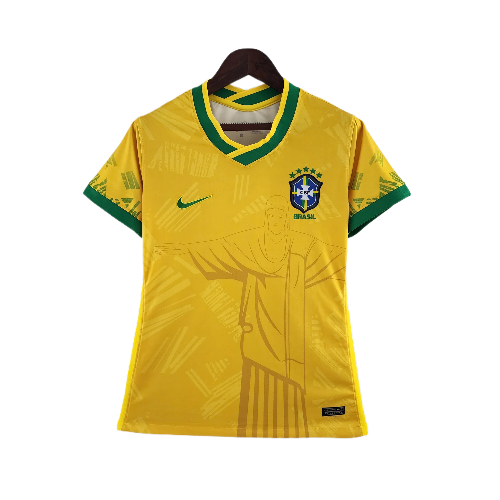 CAMISA FEMININA SELEÇÃO BRASIL - CONCEITO AMARELA RIO